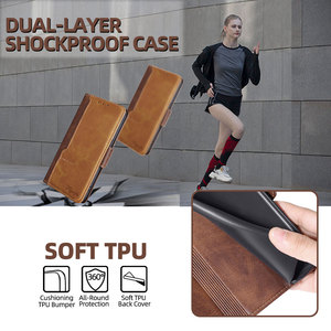 Étui portefeuille antichoc pour Poco F8 F7 Plus Ultra X7 X6 Pro <span class=keywords><strong>M8</strong></span> M7 Pro, étui en cuir personnalisé en gros avec fermeture magnétique - Product Image 5