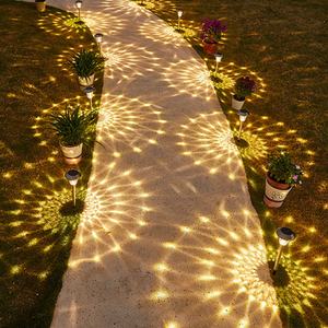 Lampe solaire LED extérieure étanche IP65, éclairage décoratif RGB, lumières de paysage, éclairage solaire pour pelouse, jardin, lumière chaude - Product Image 2