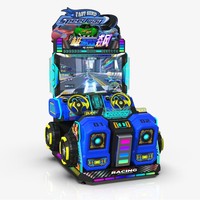 Machine de jeu de course de moto à deux joueurs avec accepteur de pièces, équipement de jeu vidéo de grande taille pour les lieux de divertissement, châssis de matériel >6 ans
