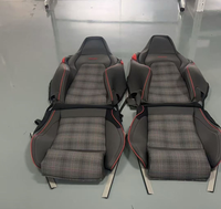 Sièges de sport pour voiture, sièges de course pour Volkswagen Golf 8, personnalisation, design Spoge, revêtement en cuir synthétique véritable