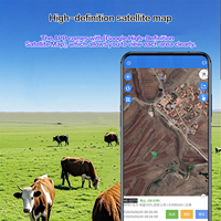 Rastreador GPS Profesional 4G LTE GLONASS GSM para Ganado en Tiempo Real con Geocerca, Almacenamiento en la Nube y Soporte de Software para PC, Resistente al Agua