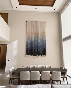 <span class=keywords><strong>Tapiz</strong></span> Decorativo de Macramé Personalizable 100% Algodón, Arte Paisajístico Teñido, Ideal para Niños, Aniversarios y Decoración Moderna - Product Image 4