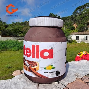 Réplique géante gonflable personnalisée de boîte de <span class=keywords><strong>Nutella</strong></span>, accessoire promotionnel accrocheur pour l'affichage en supermarché - Product Image 4