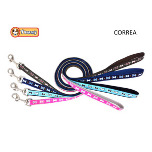 Guinzaglio per Cani Yommy 120cm Larghezza 2.0cm con Motivo a Ossa - Product Image 2
