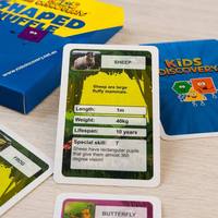Cartes à Jouer Personnalisées, Jeu de Cartes Éducatif Bataille des Animaux Sauvages, Habitudes Quotidiennes, Contes, Jeu Familial Écologique pour Enfants OEM