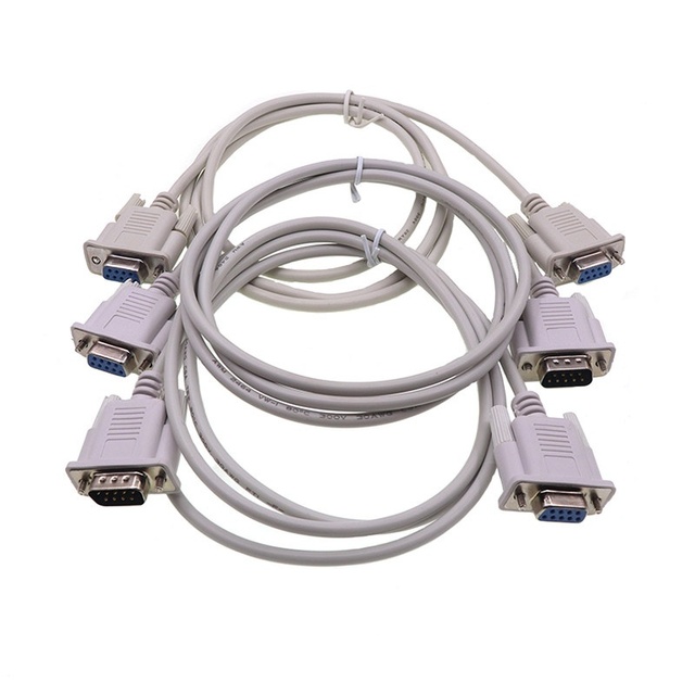 Serial Port Extension Cable DB9 Connector RS232 Male-to-female Extension Cable 9-pin Female-to-female 1.5 Meters 3 Meters