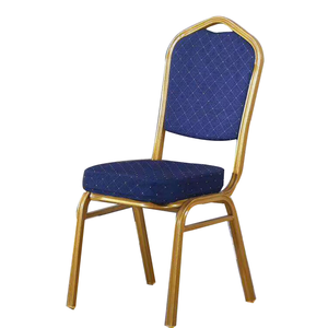Silla de banquete para hotel, sala de reuniones, comercial, con marco de aluminio y terciopelo, al por mayor, económica - Product Image 4