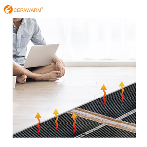 Cerawarm Vượt qua CE/ROHS chứng nhận hệ thống sưởi ấm 50cm chiều rộng Graphene hồng ngoại xa phim sưởi ấm 30m một cuộn - Product Image 3