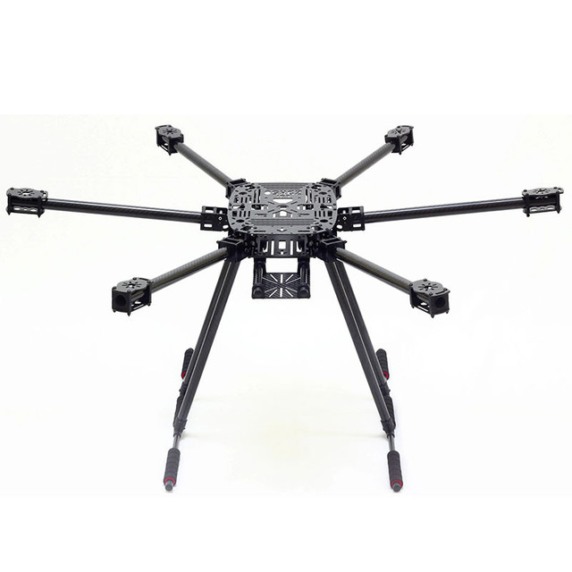 ZD850 Full Carbon Fiber Hexa-Rotor Frame With Unfoldable Landing Gear
