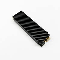 PS5 M.2 SSD Disipador de calor NVMe Disipador de calor M2 2280 Disco duro de estado sólido Junta de radiador de aluminio con almohadilla térmica de silicona Almohadilla de refrigeración