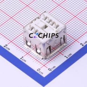 907-312A1011Y10210 USB Connector Through hole Component (THT) Connector Type-A USB 2.0 Female Through Hole - Product Image 2