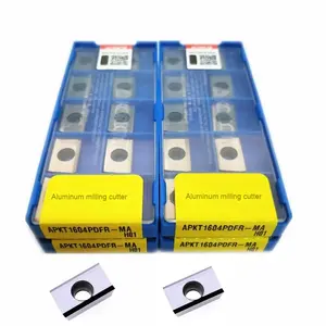 עבור korloys apkt1604/1135 כרסום אלומיניום מוסיף דרום קוריאה עשה pvd מצופה cemorated קרביד hss קופסא מינימום - Product Image 2