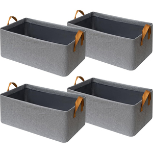 Wardrobe <b>Clothes</b> Storage <b>Boxes</b> Organiser Stackable Drawer Steel Shelf Fabric Storage - Product Image 1