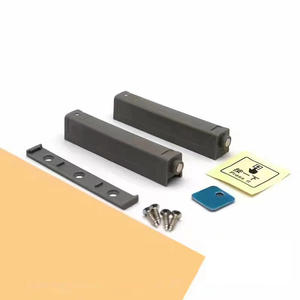 Modern Plastic Magnetic Touch Latch Push-to-Open System <b>Cabinets</b> <b>Grey</b> Bathroom Kitchen Bedroom Hotel Gym Living Room School - Product Image 2