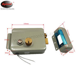 बिजली गेट दरवाजा ताला Hyland OEM सीई 1073DL डबल सिलेंडर खुला छोड़ दिया, 12V बिजली रिम ताला पुश बटन के साथ, - Product Image 6