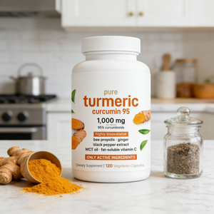 Curcumine biologique avec propolis d'abeille et huile MCT – En stock aux États-Unis, livraison rapide, améliore l'absorption, <span class=keywords><strong>anti</strong></span>-<span class=keywords><strong>inflammatoire</strong></span> - Product Image 2