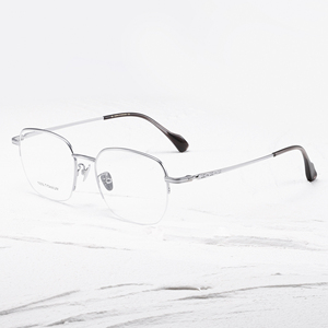 Gafas Rectangulares Ultraligeras de Titanio, Montura Completa de Color Sólido, Unisex, para Corrección de la Visión en Adultos - Product Image 1