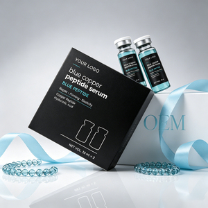 Blue Copper Peptide <b>Serum</b> 10ml <b>Face</b> Firming Hydration Anti-Aging Custom Logo OEM ODM Skincare - Product Image 4