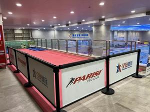 Özelleştirilebilir reklam örgü afiş <span class=keywords><strong>Stanchion</strong></span> Cafe bariyer topu kafa bariyeri afiş baskı - Product Image 2