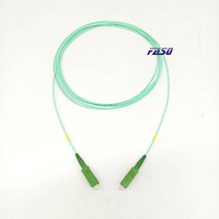 Jarretière 1,6 mm Aqua 3,5 mètres SCAPC Câble de raccordement optique FTTH WiFi disponible Optique G657A2 1,5 m 2 m 3,5 m 4 m Longueurs Jarretière