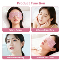Set Hadiah Mushang Alat Pijat Wajah Batu Kuarsa Mawar Alami Masker Mata Logo Kustom Kotak Batu Gua Sha Alat Pijat Wajah