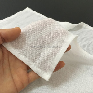 16x16 White Soft Skin Care Pure Gentle Baby Facial Cleansing Exfoliating Makeup Remover Bamboo <strong>Washcloth</strong> Muslin Face Cloth - Product Image 1