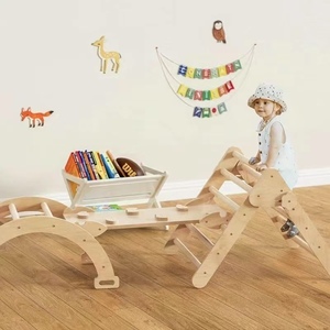 Juego de gimnasio con escalada triángulo arco rampa Pickler triángulo escalador interior Montessori piklers escalada juguetes niño escalada trame - Product Image 1