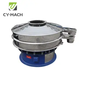 CY-MACH 3-deck Grain Olive Sieve 0.075 Vibrating Screen Machine For Paper Pulp Flax Seed