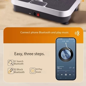 Plataforma Vibratoria de Terapia Magnética para Adelgazar Todo el Cuerpo HAC-C61, Máquina de Masaje y Ejercicio para Uso Doméstico - Product Image 6