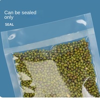 Emballage sous vide transparent à 3 côtés pour la viande et les aliments Pochette transparente pour cornue Sac sous vide pour la viande avec encoche de déchirure