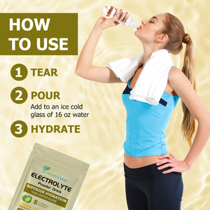Hot Sale <b>Electrolyte</b> <b>Powder</b> with Total Carbohydrate Helps Regulate Amount of Fluids Nutrients Cells Equilibrium State <b>Powder</b> - Product Image 3