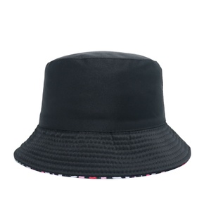 Custom High Quality Unisex <b>Reversible</b> Waterproof Casual <b>Bucket</b> Cap <b>Hat</b> - Product Image 5