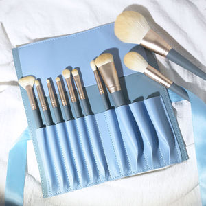 Cangzhou Ensemble complet <span class=keywords><strong>de</strong></span> 10 pinceaux <span class=keywords><strong>de</strong></span> maquillage Blue Bridge Super Soft Loose Paint Eye Shadow Foundation Pinceaux pour le visage - Product Image 4