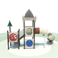 ALITA- NC24108 Centre d'activités multifonctionnel coloré pour enfants, toboggan de parc d'attractions personnalisable, équipement durable non toxique