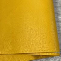 Chemins de table personnalisés en cuir PU jaune de luxe style français résistant à la chaleur pour décorations de fête de mariage Décoration intérieure