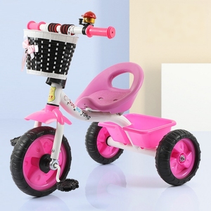 Tricycle enfant convertible pour bébé, voiture à roulettes 1-3 ans, jouet d'extérieur en plastique léger, très populaire sur TikTok - Product Image 1