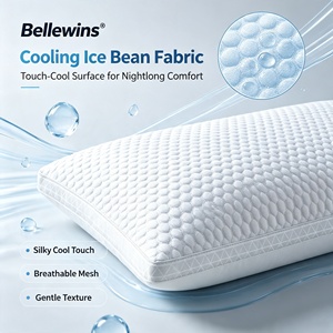 Cuscino Bellewins 3D in Tessuto Ice Dot, Rinfrescante e Delicato sulla Pelle, per Alleviare il Sudore Notturno - Product Image 3