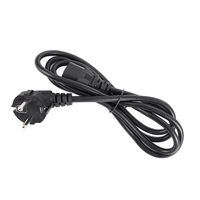 Câble d'alimentation standard européen EU, rallonge à 3 broches, certifié CE, 220V, conducteur en cuivre, longueur personnalisée