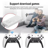 Console de Jeu Rétro Sans Fil M8 Pro 4K HD pour TV, Boîtier de Jeu Vidéo Familial en Gros