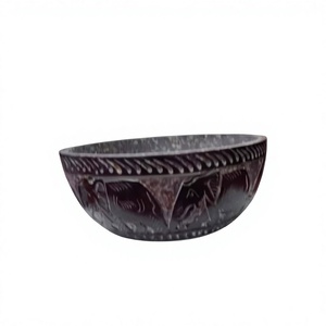 Luxueux Unique italien produit Design stéatite sculpture Floral thème bol avec poli courbé à la main pour appareil de cuisine à domicile - Product Image 1