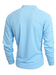 Abbigliamento sportivo estivo da uomo per il commercio transfrontaliero europeo e americano, con righe verticali, colletto con cerniera elastica, taglia <span class=keywords><strong>L</strong></span> - Product Image 4