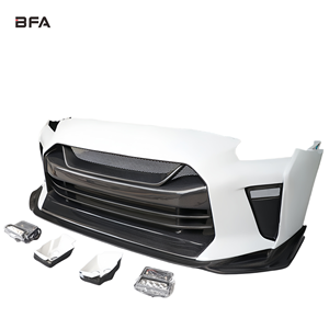 Paraurti Anteriore in Fibra di Carbonio Semi-Lavorata per Nissan GTR R35 Modelli dal <span class=keywords><strong>2008</strong></span> al <span class=keywords><strong>2019</strong></span> - Product Image 3