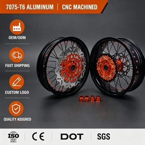 Ruedas de Motocicleta SXF EXC Usadas para Supermotard con Llantas Negras de 17 Pulgadas para <span class=keywords><strong>KTM</strong></span> - Product Image 5