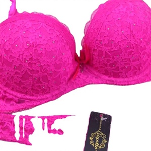 Ensemble soutien-gorge push-up à armatures et culotte sexy en dentelle, fabriqué au Bangladesh, multicolore, pour femme adulte XXL, service OEM de bikini personnalisé - Product Image 1