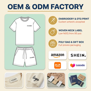 T-shirt en coton uni personnalisable pour enfants (garçons et filles) – Vêtements d'été amples en gros - Product Image 3