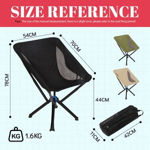 Chaise Lune Légère à Cadre en Aluminium pour Activités de Plein Air, Pliante et Portable pour la Pêche, la Plage, le Camping, l'École et l'Entrepôt - Product Image 3