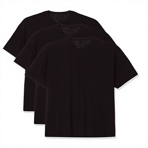 T-shirt uni à manches courtes en jersey formel respirant et écologique en polyester/coton 180 g/m², style épaules tombantes - Product Image 3