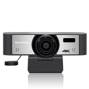 Rocware تنافسية 4K كاميرا فيديو تتبع السيارات كاميرا المؤتمر كاميرا ويب مع ميكروفون لدردشة الفيديو عبر الإنترنت فئة الكنيسة