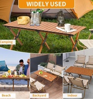 Tables pliantes d'extérieur portables pour randonnée barbecue fête maison jardin Compact pique-nique pêche camping extérieur