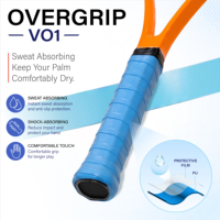 VO1 Overgrip respirant et antidérapant pour raquette de tennis, couleurs personnalisées, pour batte de baseball et pagaie de pickleball